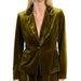 Khaki Knit Blazer WOMEN - Clothing - Sweaters & Cardigans Molly Bracken