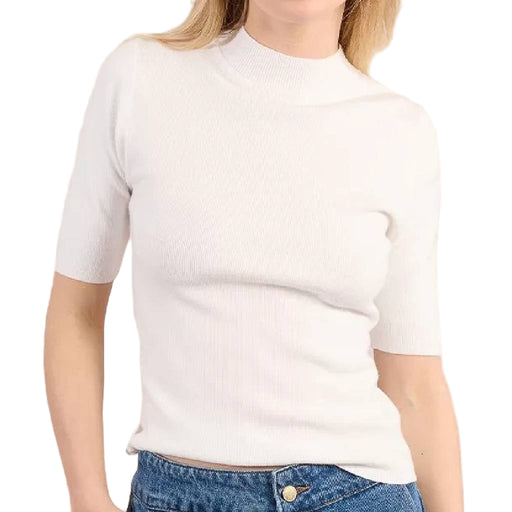 Off White Knit Sweater WOMEN - Clothing - Tops - Short Sleeved Molly Bracken