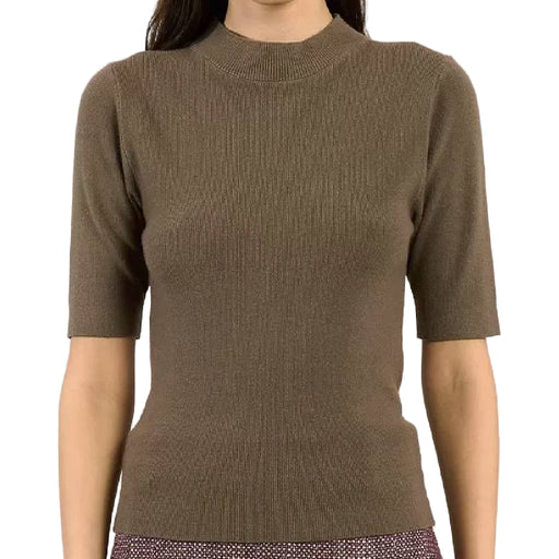 Khaki Knit Sweater WOMEN - Clothing - Tops - Short Sleeved Molly Bracken