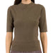 Khaki Knit Sweater WOMEN - Clothing - Tops - Short Sleeved Molly Bracken