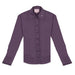 Plum Purple Frill Signature Button Down Shirt WOMEN - Clothing - Tops - Long Sleeved Little Lucille
