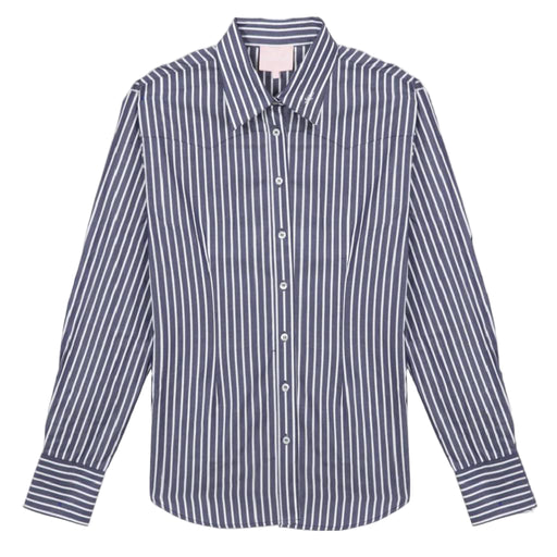 Ivy Pinstripe Signature Fit Button Down Shirt WOMEN - Clothing - Tops - Long Sleeved Little Lucille