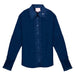 Navy Frill Signature Button Down Shirt WOMEN - Clothing - Tops - Long Sleeved Little Lucille