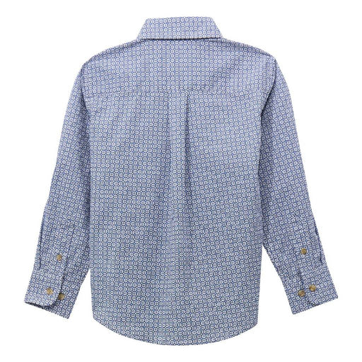 Wrangler Boy's Classic Fit Geo Print Button Down Shirt KIDS - Boys - Clothing - Shirts - Long Sleeve Shirts Wrangler