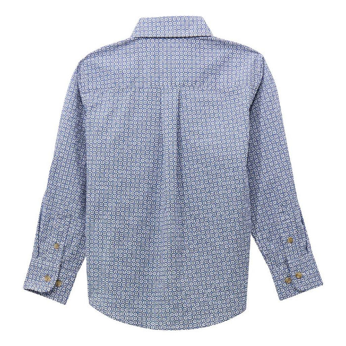 Wrangler Boy's Classic Fit Geo Print Button Down Shirt KIDS - Boys - Clothing - Shirts - Long Sleeve Shirts Wrangler