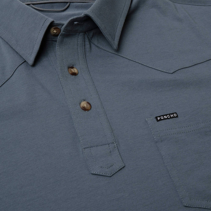 Poncho The Dinner Bell Polo - Slim Fit MEN - Clothing - Shirts - Short Sleeve Poncho Outdoors