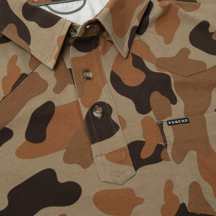 Poncho The Dove Stool Polo Shirt MEN - Clothing - Shirts - Short Sleeve Poncho Outdoors