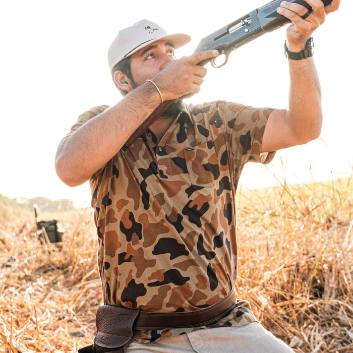 Poncho The Dove Stool Polo Shirt MEN - Clothing - Shirts - Short Sleeve Poncho Outdoors