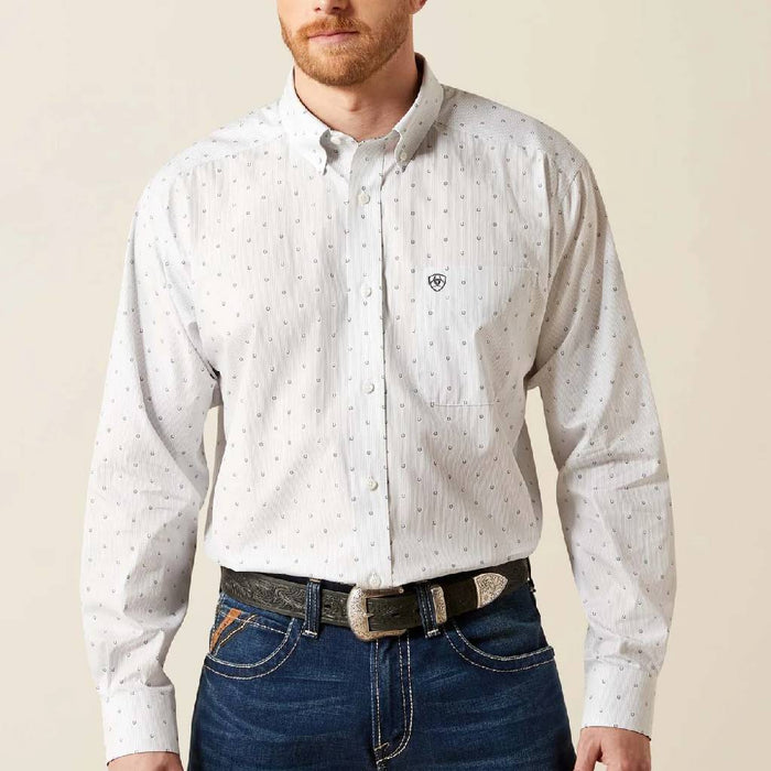 Ariat Men's Avery Classic Fit Geo Print Button Down Shirt
