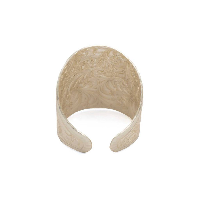 Montana Silversmiths Filagree Silver Ring Initial - T
