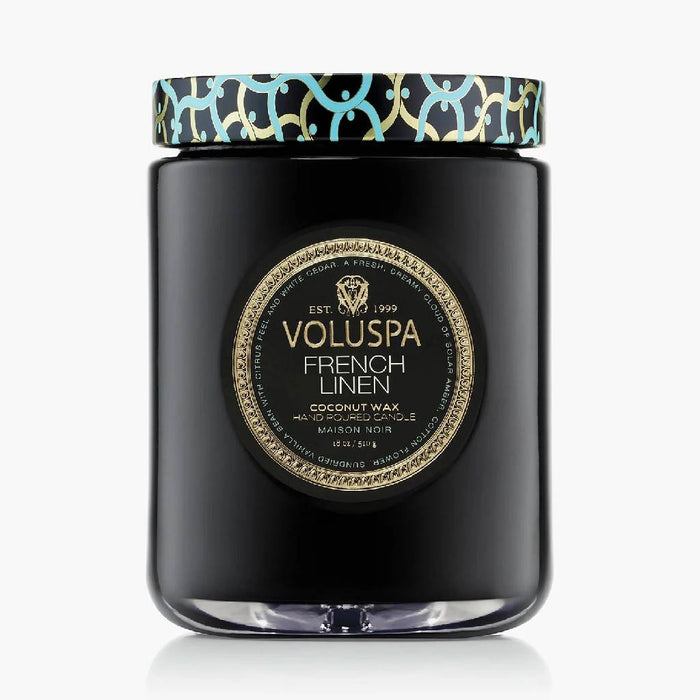 Voluspa French Linen Large Jar Candle