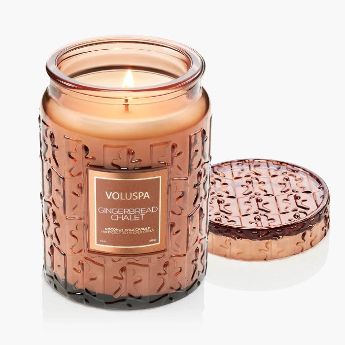 Voluspa Gingerbread Chalet Large Jar Candle