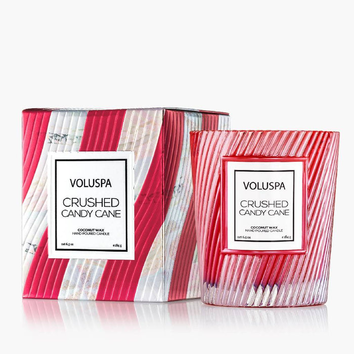 Voluspa Crushed Candy Cane Classic Candle