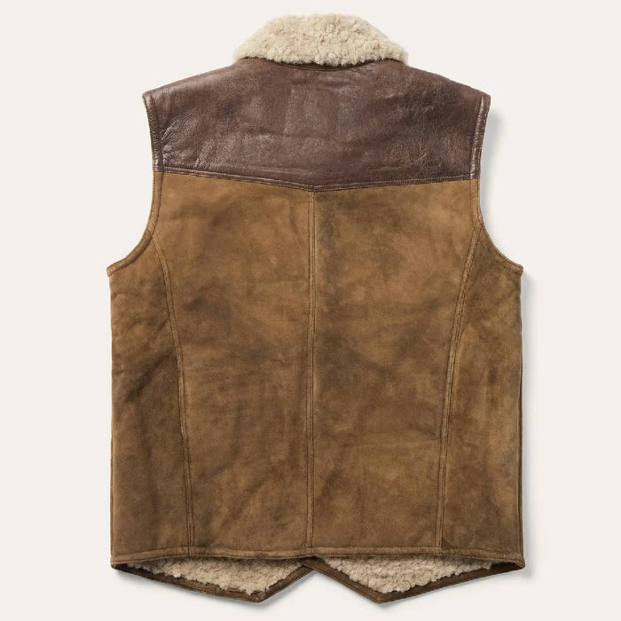 Stetson Men's Distressed Suede Leather Vest