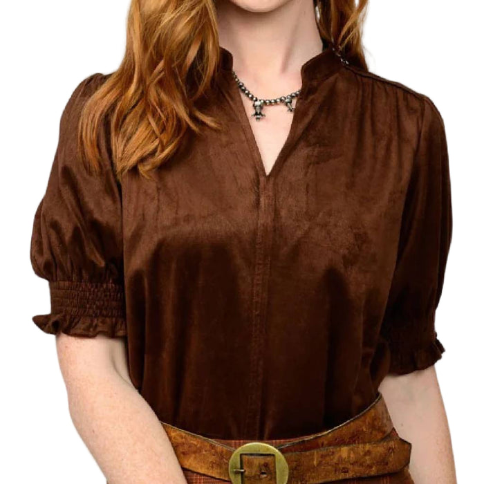 Ivy Jane Suede Top