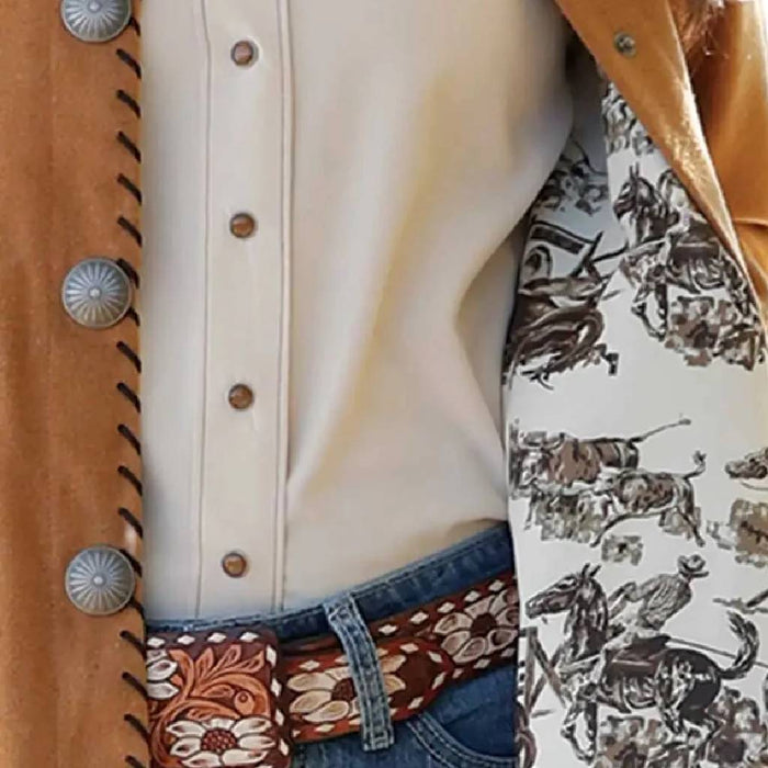 Cruel Denim Women's Tweed Whipstitch Shirt Jacket