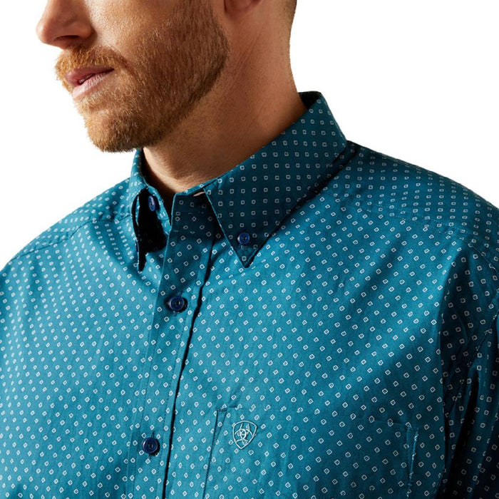 Ariat Men's Tyce Classic Fit Geo Print Button Down Shirt