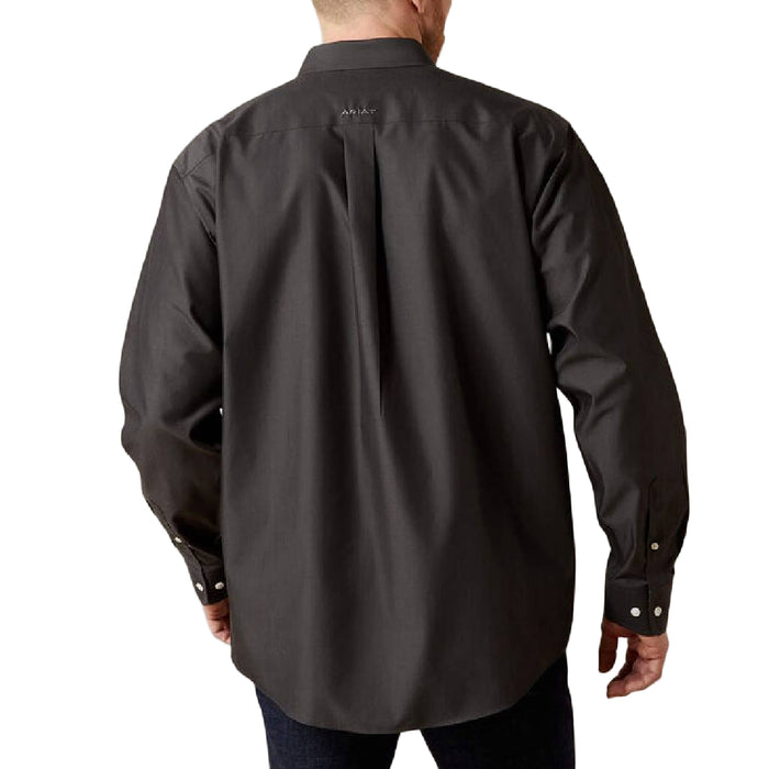 Ariat Men's Solid Pinpoint Oxford Button Down Shirt