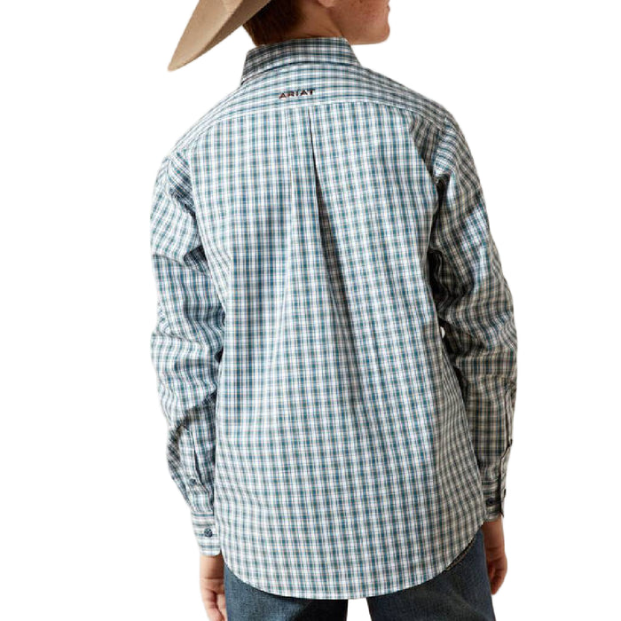 Ariat Boy's Pro Townes Classic Fit Plaid Button Down Shirt