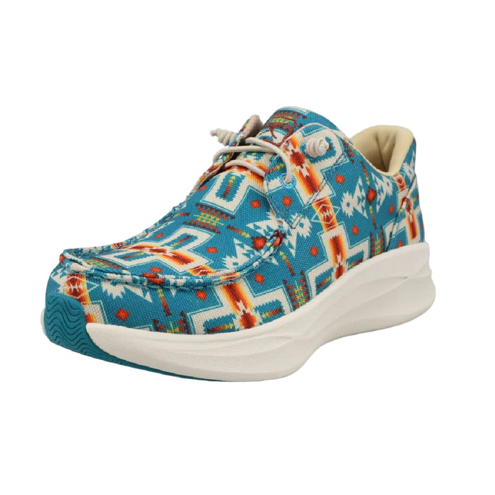 Twisted X Women's Turquoise Feather X Casual Shoe