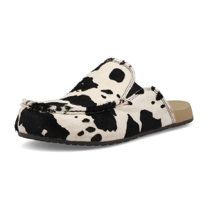 Twisted X Women's Mule Black Cowhide Shoe