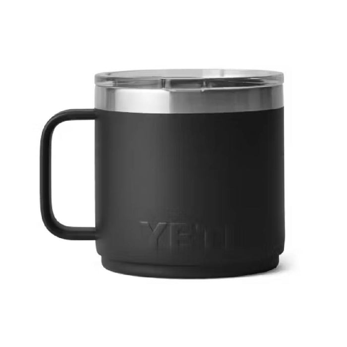 Yeti Rambler 14oz Black Stackable Mug Mag Slider Lid