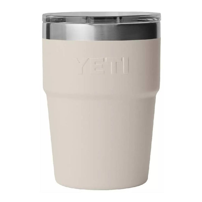 Yeti Rambler 16oz Cape Taupe Stackable Mag Slider Lid