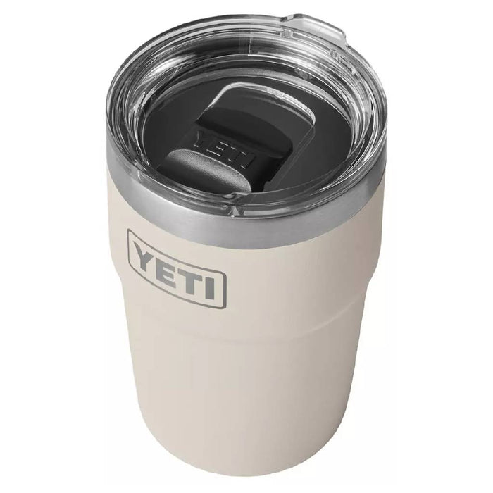 Yeti Rambler 16oz Cape Taupe Stackable Mag Slider Lid
