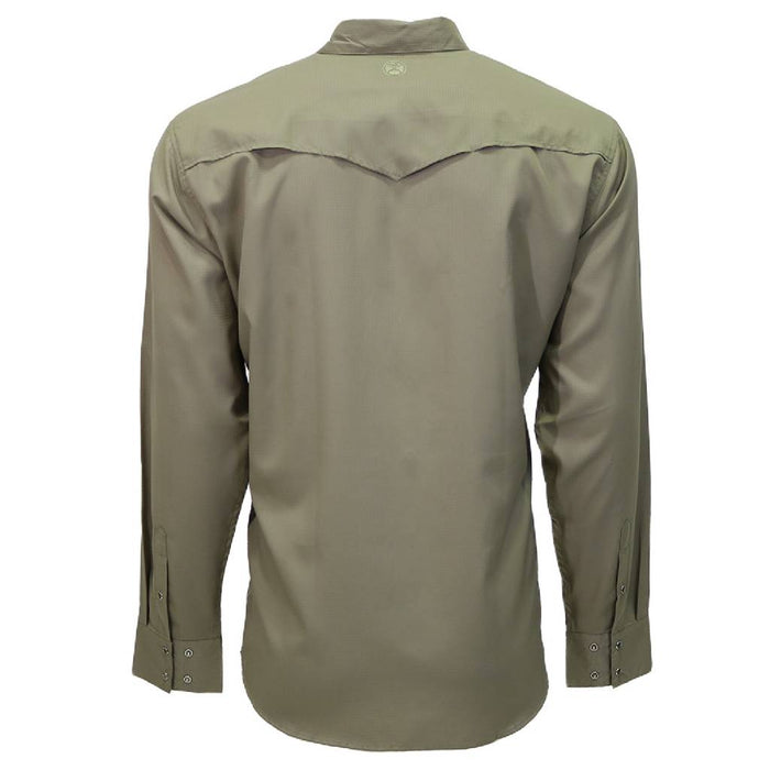 Hooey Men's Green Vetiver Snap Shirt