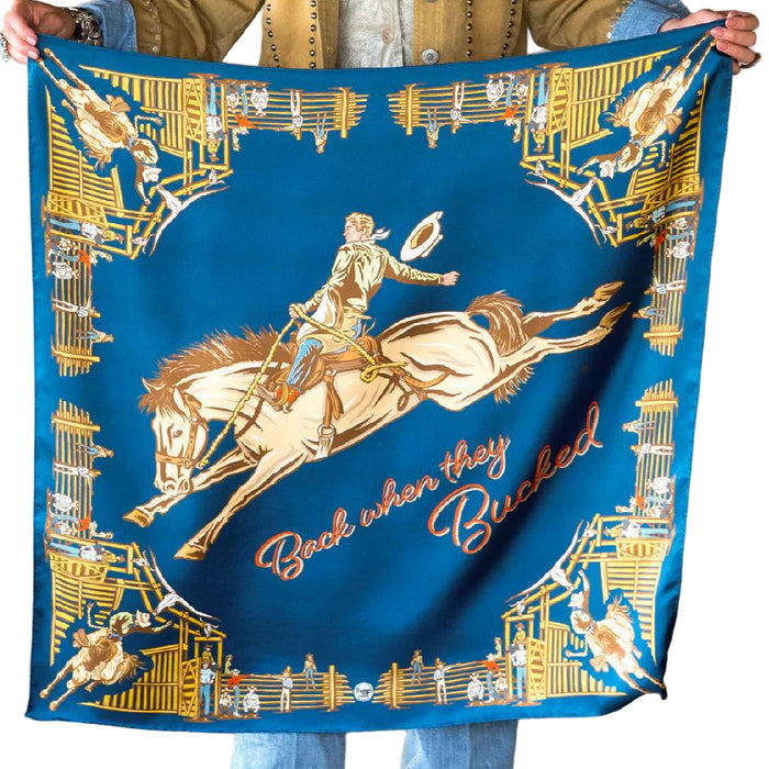 Fringe Scarves Back When They Bucked Long Navy Scarf