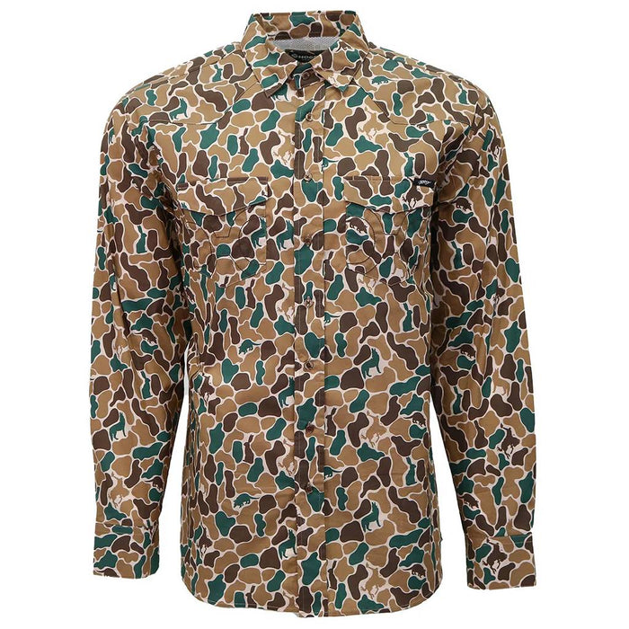 Hooey Boy's Duck Camo Maverick Button Down Shirt