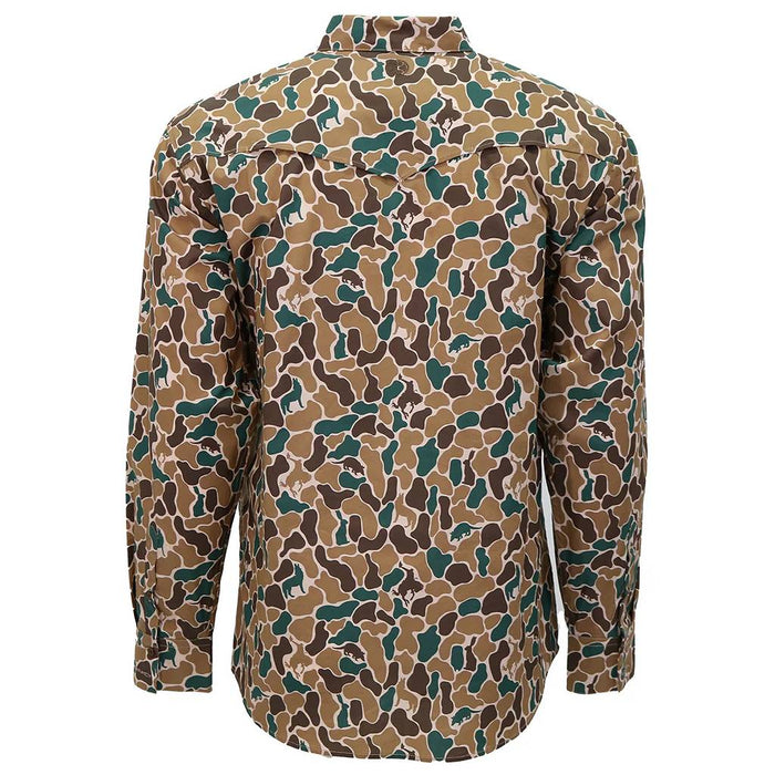 Hooey Boy's Duck Camo Maverick Button Down Shirt