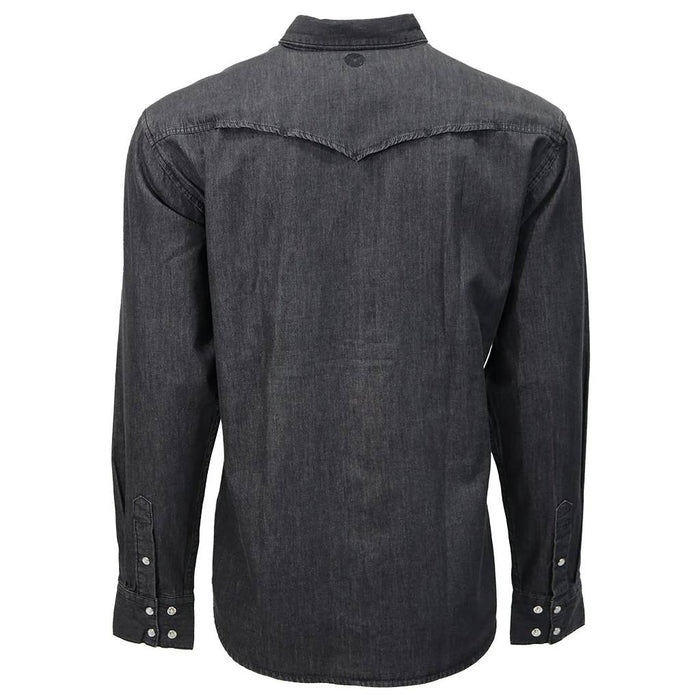 Hooey Men's Del Denim Black Chambray Snap Shirt