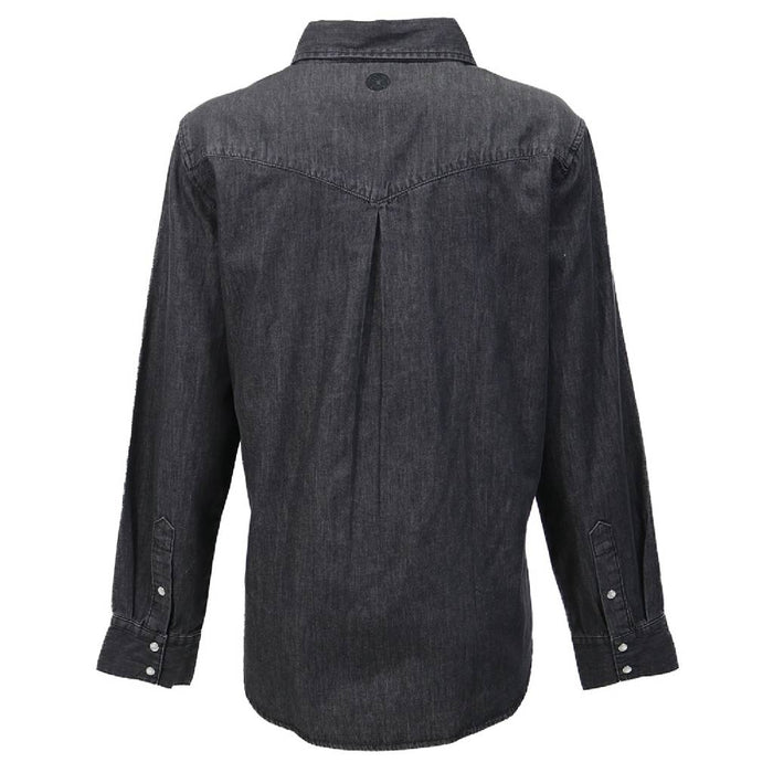 Hooey Women's Del Denim Black Chambray Snap Shirt