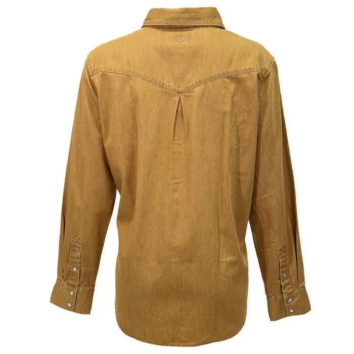 Hooey Women's Del Denim Tan Chambray Snap Shirt
