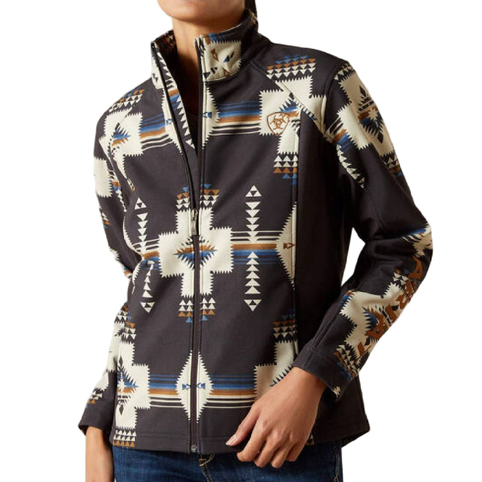 Ariat Women's Logo Softshell Aztec Print Jacket