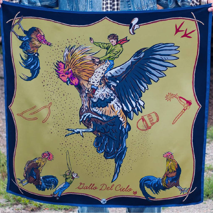 Fringe Scarves Gallo Del Cielo Chartreuse Scarf WOMEN - Accessories - Scarves & Wraps Fringe Scarves