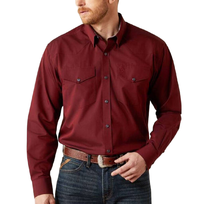 Ariat Men's Snap Pinpoint Oxford Classic Fit Shirt