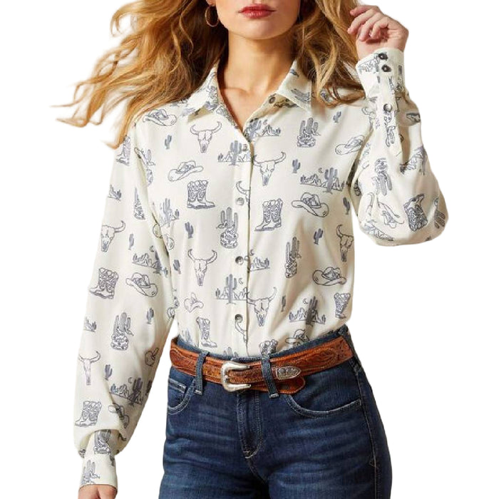 Ariat Women's Homestyle Desert Print Button Down Shirt