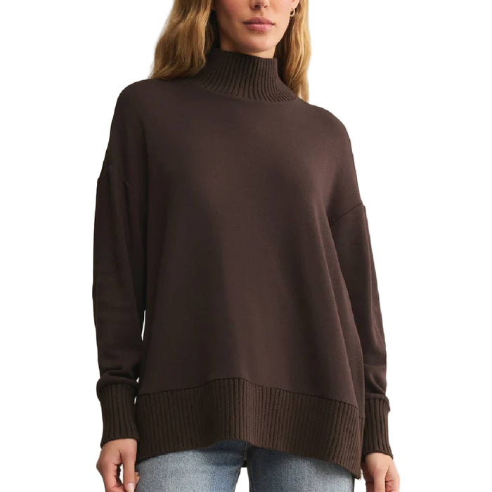 Z Supply Sable Rib Sweatshirt