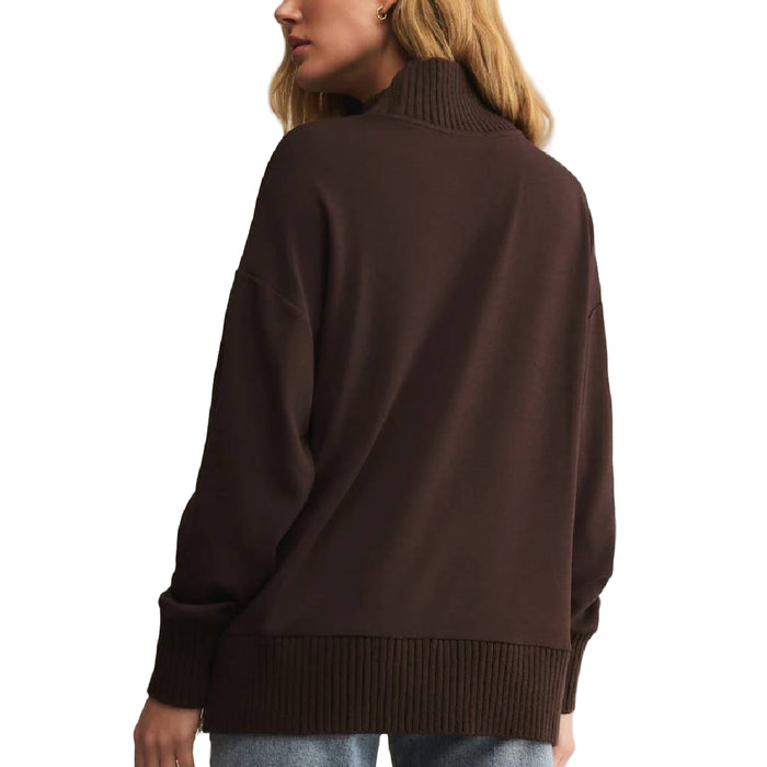 Z Supply Sable Rib Sweatshirt