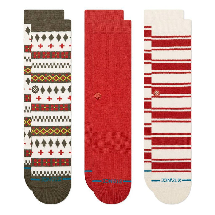 Stance Men's 3 Pack Cabin Days Crew Socks
