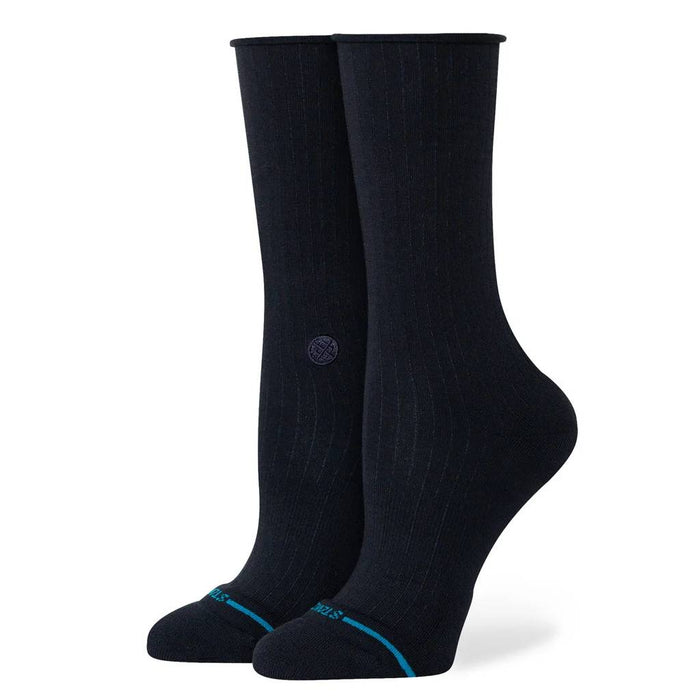 Stance Women's Rolled Solid Crew Socks
