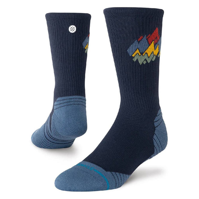 Stance Men's Peaks Ribbed Light Performance Crew Socks