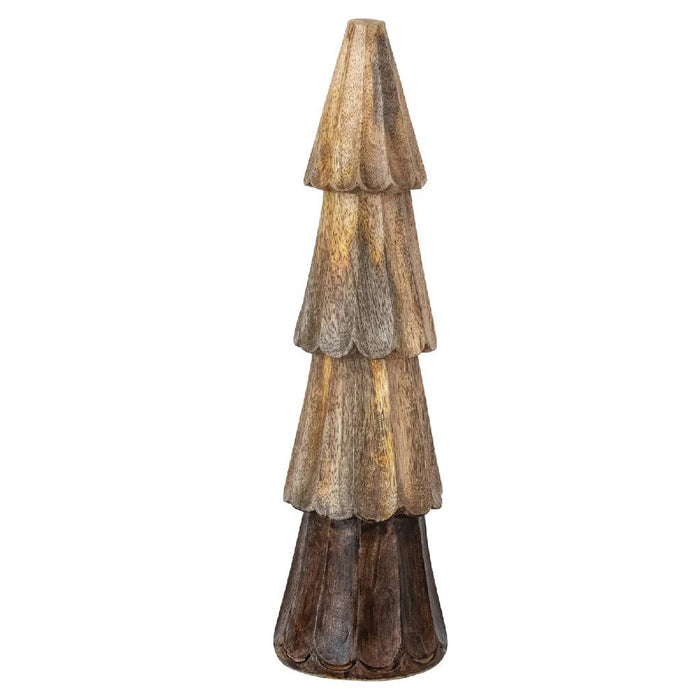 Natural Carved Mango Wood Tree