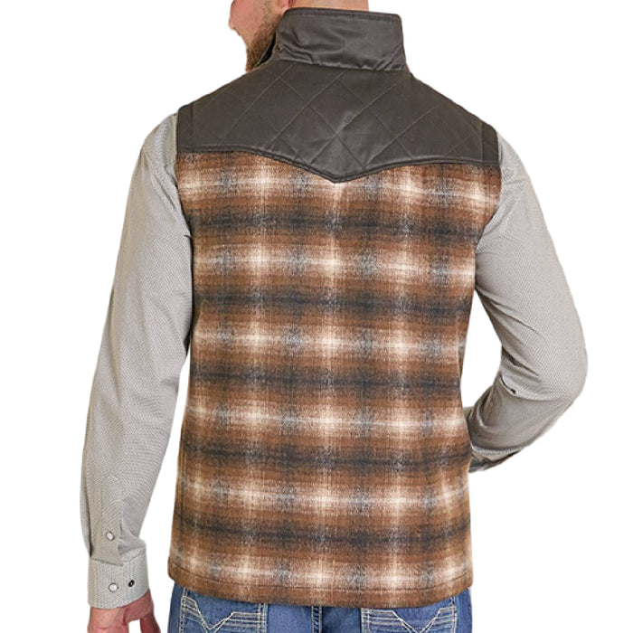 Panhandle Slim Mens Plaid Vest