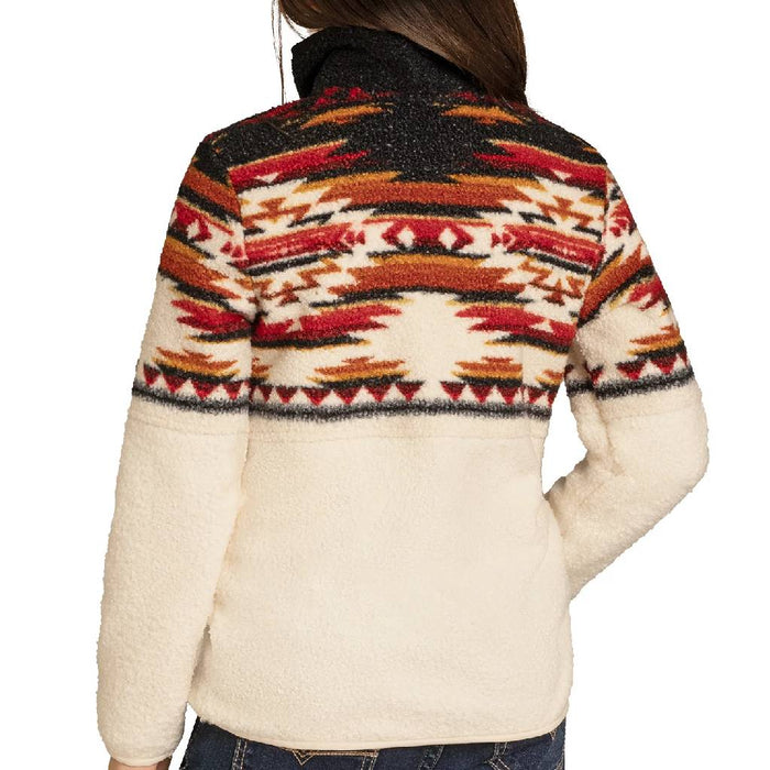 Panhandle Slim Girl's Aztec Border Berber Pullover
