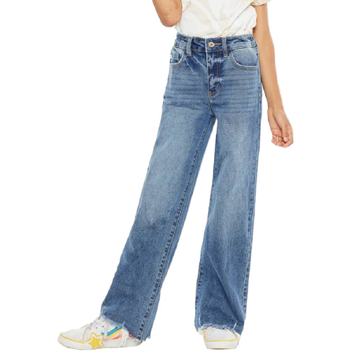 KanCan Girl's High Slim Rise Wide Leg Jean KIDS - Girls - Clothing - Jeans Kancan