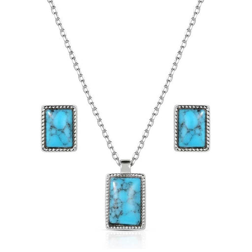 Montana Silversmiths Rio River Blue Jewelry Set WOMEN - Accessories - Jewelry - Jewelry Sets Montana Silversmiths