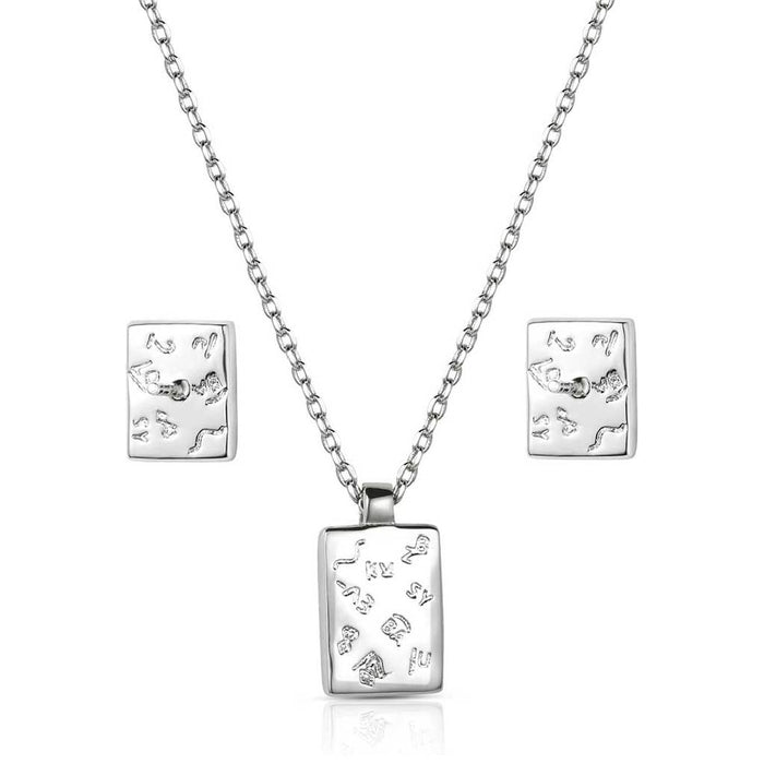 Montana Silversmiths Rio River Blue Jewelry Set WOMEN - Accessories - Jewelry - Jewelry Sets Montana Silversmiths